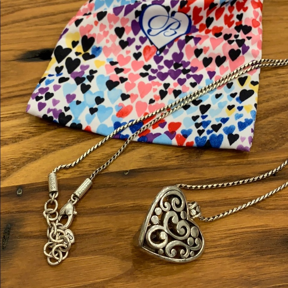 Brighton Contempo Heart Badge Necklace